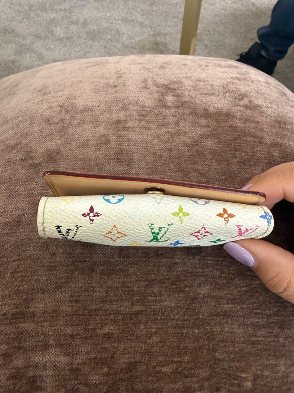 Louis Vuitton White Multicolor Monogram Key Case - Picture 6 of 16